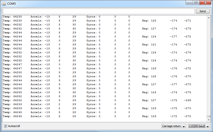 Default Serial - ArduIMU+ V3